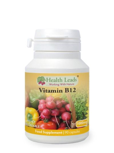 HEALTH LEADS VITAMIN B12 METHYLCOBALAMIN 1000MCG  90 Capsule
