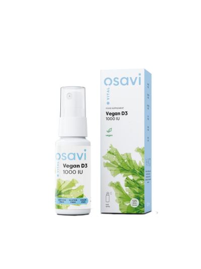 Osavi Vegan D3 Oral Spray, 1000IU - 12.5 ml.