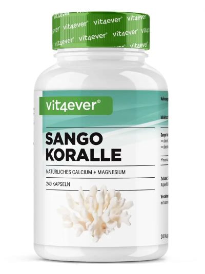 Vit4ever Sango Sea Coral Calcium and Magnesium - 240 capsules