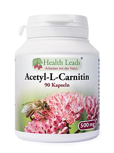 Health Leads Acetyl-L-Carnitin 500mg x 90 Capsules