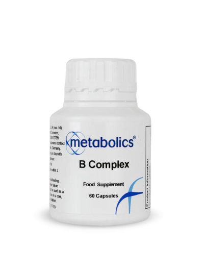 Metabolics Vitamin B complex (highly Bioavaible) 60 capsules
