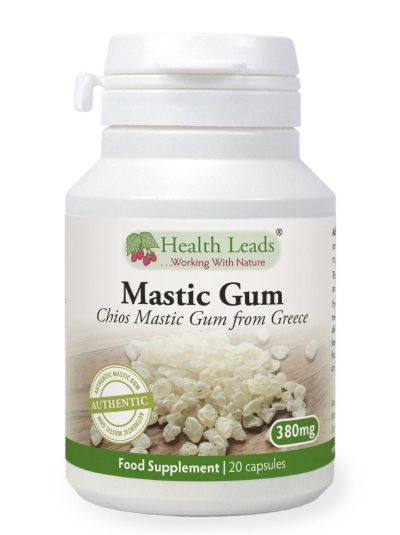 HEALTH LEADS MASTIC GUM 380 MG X 20 Capsules