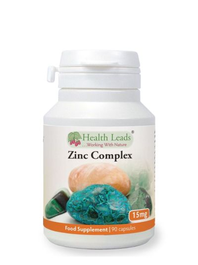 Health Leads Zinc Complex w. copper 15mg x 90 capsules