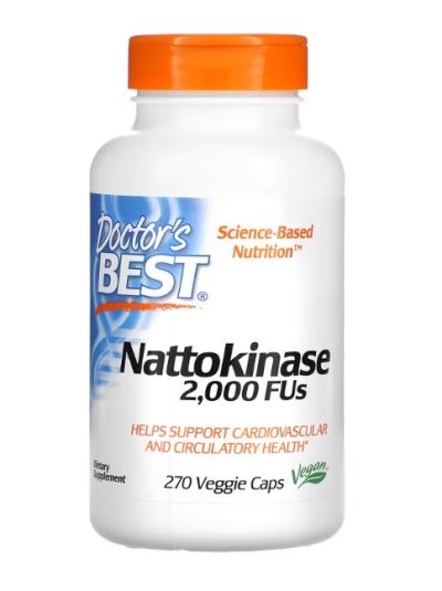 Doctor's Best Nattokinase, 2,000 FUs, 270 Veggie Caps