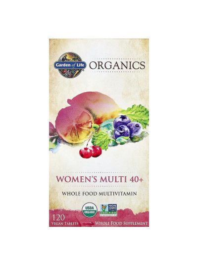 Garden of Life, Organics, Women's Multi 40+, 120 Vegan Tablets