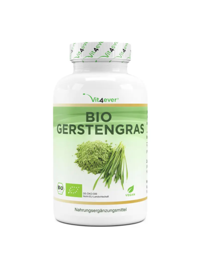 Vit4ever Organic Barley Grass 365 vegan capsules
