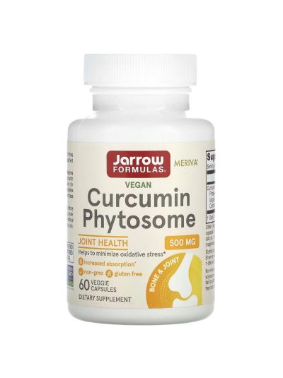 JARROW FORMULAS, CURCUMIN PHYTOSOME, 500 MG, 60 VEGETABLE CAPSULES