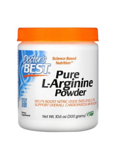 DOCTOR'S BEST, PURE L-ARGININE POWDER, 300 G