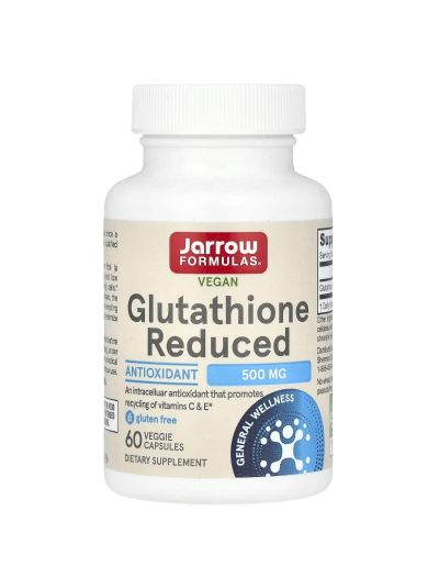 Jarrow Formulas, Glutathione Reduced, 500 mg, 60 Caps
