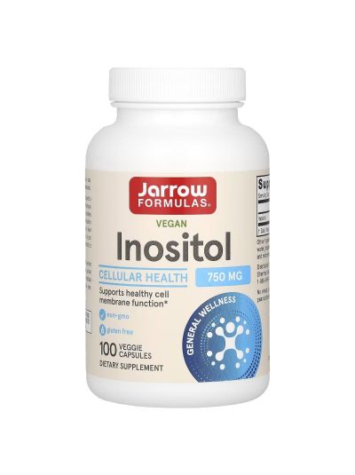 JARROW FORMULAS, INOSITOL, 750 MG, 100 VEGGIE CAPS