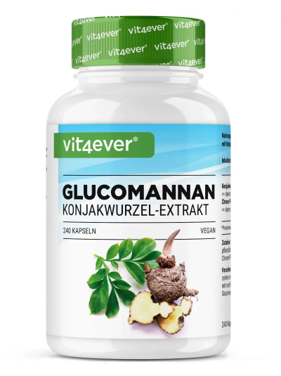 Vit4ever Glucomannan from Konjac Root - 240 Capsules