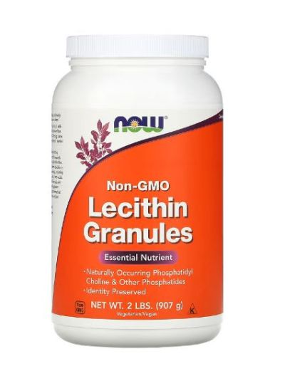 NOW FOODS LECITHIN GRANULES NON-GMO NON-GMO 907G