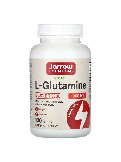 JARROW FORMULAS, L-GLUTAMINE, L-GLUTAMINE, 1,000 MG, 100 TABLETS