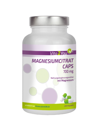 Vita2You Magnesium Citrate 200 Capsules - 700mg