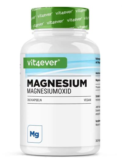 VIT4EVER MAGNESIUM 400 MG PER CAPSULE - 365 CAPSULES