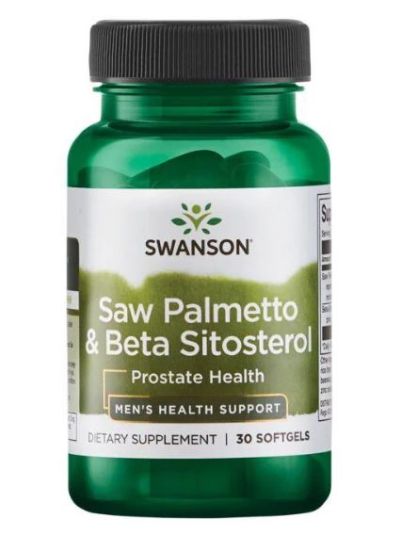SWANSON ULTRA SAW PALMETTO & BETA-SITOSTEROL 30 SOFTGELS