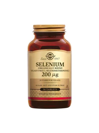 Solgar Selenium, Yeast Free, 200 mcg, 50 Tablets