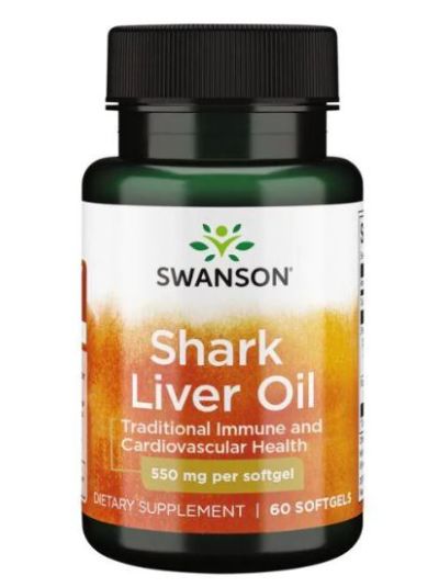 SWANSON ULTRA SHARK LIVER OIL 60 SOFT CAPSULES