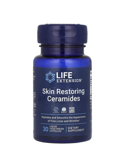 Life Extension, Skin Restoring Ceramides, 30 liquid vegetable capsules