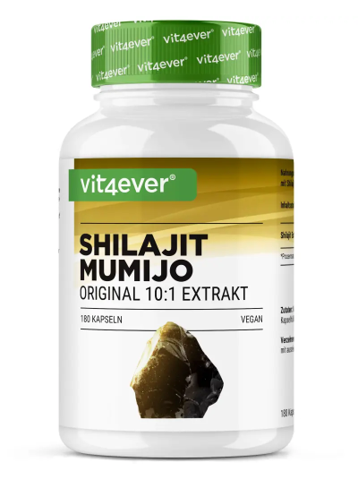 Vit4ever Mumijo Shilajit - 500mg, 180 Capsules