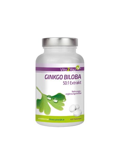 Vita2You Ginkgo Biloba 3950mg Annual Pack 400 Tablets