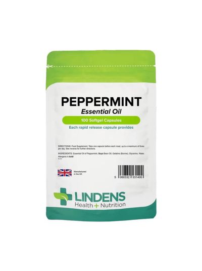 Lindens Peppermint Oil 50 mg 100 capsules