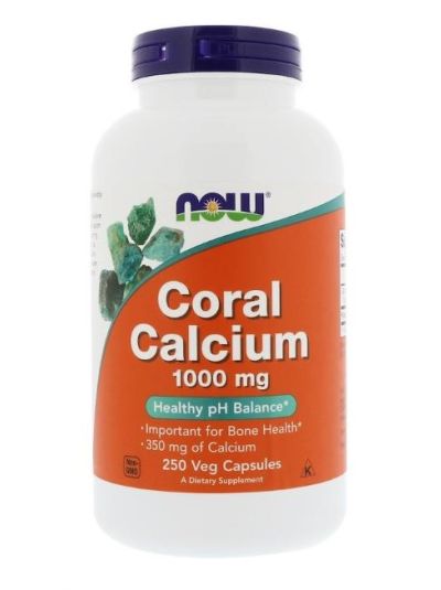 Now Foods Coral Calcium 1000 mg, 250 veg capsules