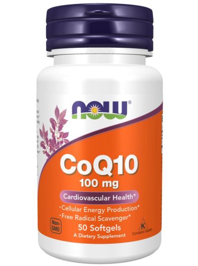 NOW FOODS COQ10, 100MG, 50 SOFTGELS