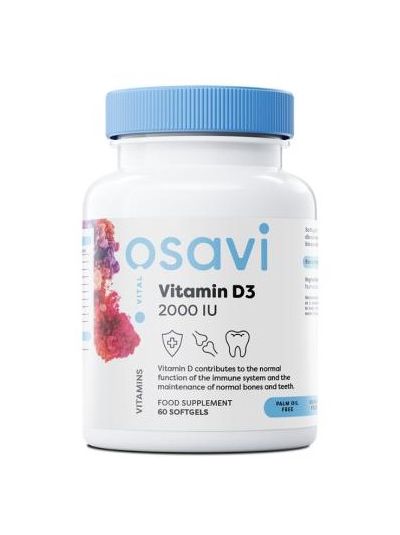 Osavi Vitamin D3 - 2000IU - 60 softgels