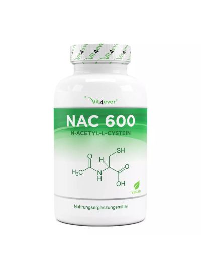 Vit4ever NAC - N-Acetyl L-Cysteine 600 mg 240 capsules