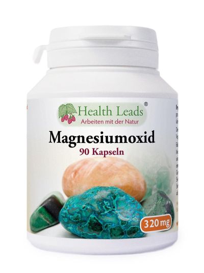 Health Leads Magnesium Oxide 320 mg x 90 capsules