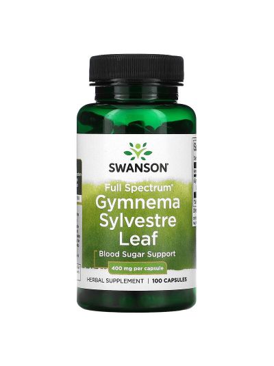 Swanson Gymnema Sylvestre leaves 400 mg 100 capsules