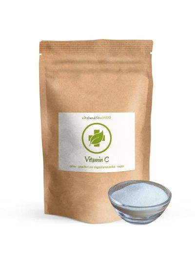 Vitalundfitmit100 Vitamin C Powder buffered (Magnesium Ascorbate) 200 g