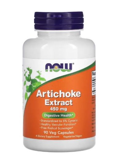 NOW FOODS ARTICHOKE EXTRACT, 450MG, 90 VEGETABLE CAPSULES