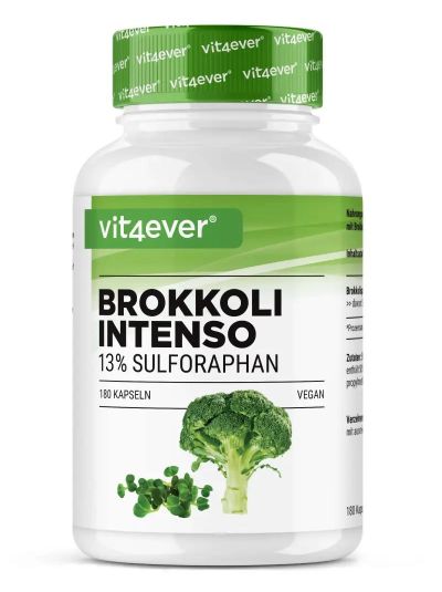Vit4ever Broccoli Extract - HIGH DOSAGE 13% Sulforaphane - 180 Capsules
