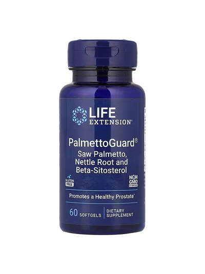 Life Extension, PalmettoGuard®, Saw Palmetto and Beta-Sitosterol, 60 Softgels