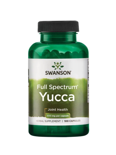 Swanson Premium - Full Spectrum Yucca 500g, 100 capsules