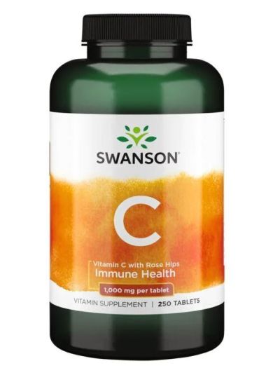 SWANSON PREMIUM C-1000 WITH ROSE HIPS 500 TABLETS