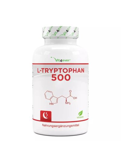 Vit4ever L-Tryptophan - 500 mg - 300 capsules