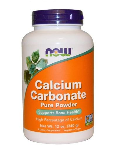 Now Foods Calcium Carbonate Powder 340 g
