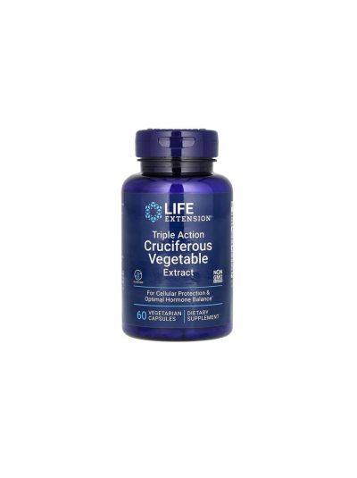Life Extension, Triple Action Cruciferous Vegetable Extract, 60 vege caps