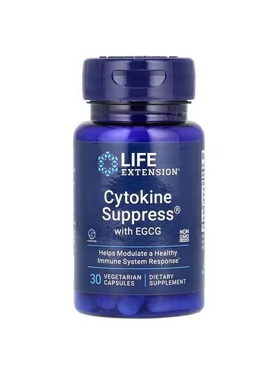 Life Extension, Cytokine Suppress® with EGCG, 30 Vegetarian Capsules