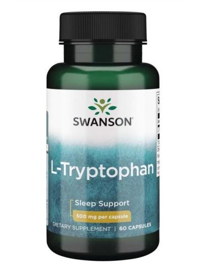 SWANSON PREMIUM L-TRYPTOPHAN 500 MG 60 CAPSULES