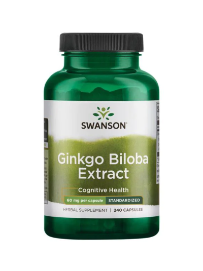 SWANSON PREMIUM - GINKGO BILOBA EXTRACT, 240 CAPSULES