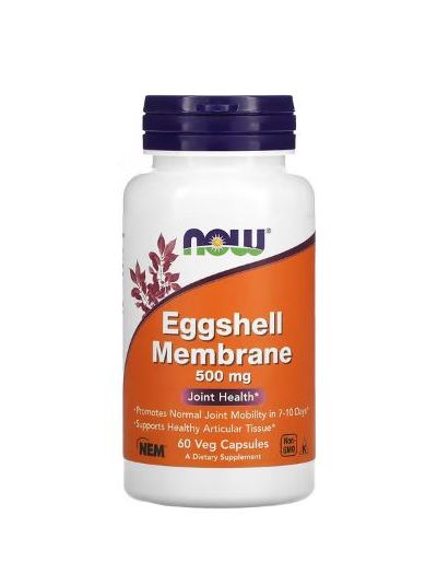 NOW FOODS EGGSHELL MEMBRANE, 500 MG, 60 VEGETARIAN CAPSULES