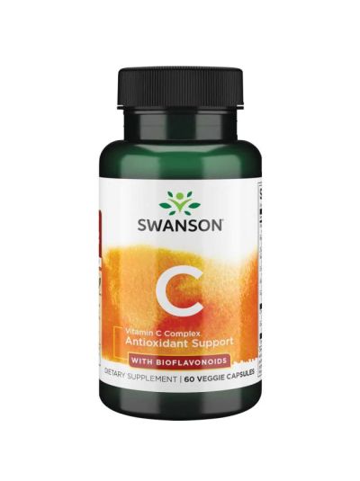 SWANSON VITAMIN C COMPLEX WITH BIOFLAVONOIDS 60 VEGETARIAN CAPSULES
