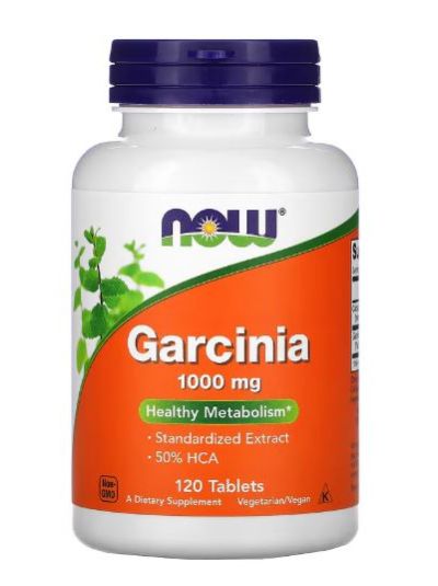 NOW FOODS GARCINIA, 1,000MG, 120 TABLETS