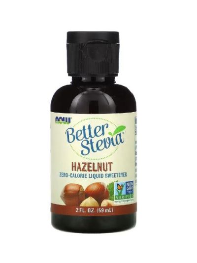 NOW FOODS BETTER STEVIA HAZELNUT, 59 ml