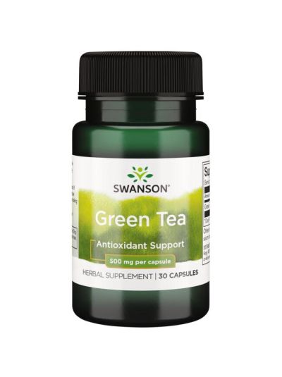 Swanson Green Tea 500 mg 30 Caps