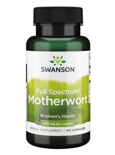 SWANSON PREMIUM FULL SPECTRUM MOTHERWORT 400 MG 60 CAPSULES
